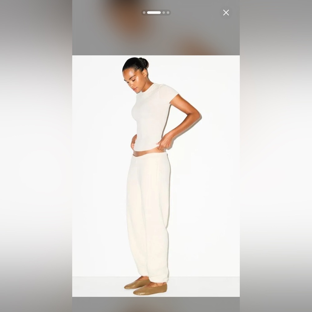 Skims Classic Jogger in Oatmeal Heather